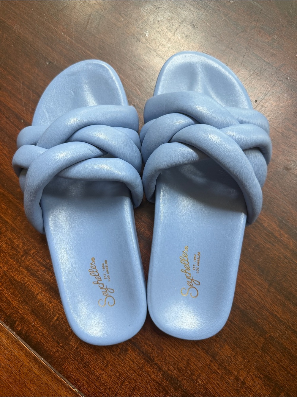 Seychelles Braided Slide Sandals in Lilac